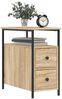 vidaXL Nachttische 2 Stk. Sonoma-Eiche 30x60x60 cm Holzwerkstoff 826066 Bild 3