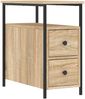 vidaXL Nachttische 2 Stk. Sonoma-Eiche 30x60x60 cm Holzwerkstoff 826066 Bild 5