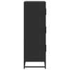 vidaXL Highboard Schwarz 68x35x106,5 cm Holzwerkstoff und Metall 849069 Bild 5