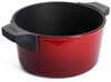 WOLL Iron Gusseisentopf Ø 20 cm/ 2,8 L Rot Guss-Emaillierung Induktion & Ofen geeignet Spülmaschinenfest Bild 3