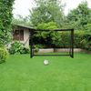 Relaxdays Fußballtor, Stahl schwarz, 120x180 cm Bild 2