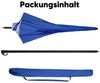 Sekey Sonnenschirm Ø 180 cm Balkonschirm Rund Strandschirm Sonnenschirm mit Schutzhülle, LxB: 180x180 cm, Neigungswinkel verstellbar, Höhe verstellbar, mit Tragetasche Bild 3