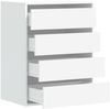 vidaXL Kommode Weiß 60x41x76 cm Holzwerkstoff 852870 Bild 5