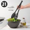 Hausfelder Salatbesteck Salatbesteck zweiteilig (Schwarz) (2-tlg) Bild 2