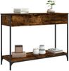 vidaXL Konsolentisch Räuchereiche 100x34,5x75 cm Holzwerkstoff 834172 Bild 3