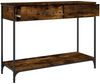 vidaXL Konsolentisch Räuchereiche 100x34,5x75 cm Holzwerkstoff 834172 Bild 5