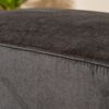 Bronx71 Stoff Hocker Memphis rechteckig schwarz Bild 3