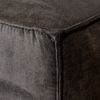 Bronx71 Stoff Hocker Memphis rechteckig schwarz Bild 4