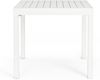Gartenesstisch Gipelus aus Aluminium, ausziehbar und wetterfest, modern, weiß, für 2–4 Personen Bild 3