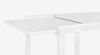 Gartenesstisch Gipelus aus Aluminium, ausziehbar und wetterfest, modern, weiß, für 2–4 Personen Bild 5