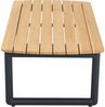 CLIFTON Loungetisch Teak Gestell aus Aluminium matt anthrazit,Tischplatte aus Teakholz in natur Bild 3