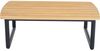 CLIFTON Loungetisch Teak Gestell aus Aluminium matt anthrazit,Tischplatte aus Teakholz in natur Bild 2
