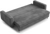 AX LIVING Cheriton Schlafsofa Modern 222 cm Dunkelgrau mit Schlaffunktion Bild 3