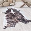 Waschbarer Teppich Elena Rindsleder Imitat - 150x200 cm - Braun Bild 2