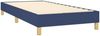 vidaXL Boxspringbett mit Matratze Blau 90x190 cm Stoff 3140823 Bild 4