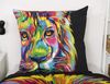 Mako Satin Bettwäsche Set Bureau Artistique Löwe 135 x 200 cm Bild 4