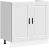vidaXL Spülenunterschrank Porto Weiß 80x46x81,5 cm Holzwerkstoff 853927 Bild 2