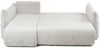 Ecksofa Schlafsofa MAILAND XS in Stoff Grau Ottomane Links Bild 3