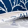 Brielle Bettwäsche Mako Satin Wendebettwäsche-Set - 3-tlg - Dunkelblau-Grau, 3 teilig, Mit Reißverschluss, 100% Baumwolle Bild 3
