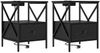 vidaXL Nachttisch 2 pcs Schwarz Eichen-Optik 41,5 x 40,5 x 55 cm 859551 Bild 2