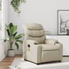 vidaXL Massagesessel Creme Kunstleder 374141 Bild 1