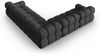 Micadoni Symmetrisches Ecksofa Bellis 5-Sitzer 3D-Stoff Sonic Espresso Bild 4