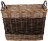 Rattani Kaminholzkorb Großer Rattan Kaminkorb Holzkorb Rattankorb, Großer Rattankorb, vielseitig in der Verwendung. Bild 1