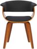 CLP Esszimmerstuhl 150 kg belastbar Holzgestell, modernes Design, gepolsterte Stühle,schwarz walnuss Bild 4
