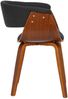 CLP Esszimmerstuhl 150 kg belastbar Holzgestell, modernes Design, gepolsterte Stühle,schwarz walnuss Bild 5