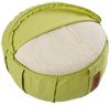 GORILLA SPORTS Bodenkissen Yogakissen - Rund, 100%Baumwolle, Meditationskissen, Sitzhöhe 18cm, Ø 30cm, Sitzkissen, Yoga Bolster, mit Griff, Waschbarer, Farbwahl Bild 4