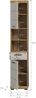 Hochschrank B/H/T: 37x191x31 cm in Evoak Oak Nachbildung Bild 4