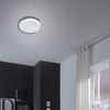 LED Deckenleuchte, grau weiß, Metall, Kunststoff, 30 cm Bild 3
