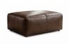 KAWOLA Polsterhocker CELESTE Hockerbank Leder dunkelbraun 48 x 80 x 120 cm Bild 3