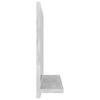 vidaXL Badspiegel Betongrau 40x10,5x37 cm Holzwerkstoff 804557 Bild 5