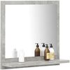 vidaXL Badspiegel Betongrau 40x10,5x37 cm Holzwerkstoff 804557 Bild 3