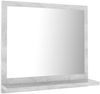 vidaXL Badspiegel Betongrau 40x10,5x37 cm Holzwerkstoff 804557 Bild 2
