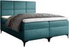 99rooms Ozzy Boxspringbett Velours 160x200 cm Türkis Bild 2