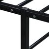 vidaXL Bettgestell Schwarz Metall 140x200 cm Bild 5