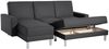 Just Fashion Funktionssofa Flachgewebe Graphit Metall Chromfarben Bild 3