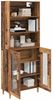 vidaXL Highboard Altholz 69,5 x 32,5 x 180 cm Holzwerkstoff 3415808 Bild 3