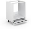 Herdumbauschrank Fame-Line Anthrazit Hochglanz 60 cm ohne Arbeitsplatte Vicco Bild 4