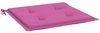 vidaXL Gartenstuhl-Kissen 4 Stk. Rosa 50x50x4 cm Stoff 361093 Bild 5