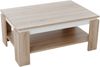 Couchtisch >TIM II< in Eiche/weiß aus Holzwerkstoff - 90x40x60cm (BxHxT) Bild 3