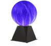 SATISFIRE LED Dekolicht Plasmakugel Plasmaball Retro Lichteffekt mit Blitzshow Automatik blau, blau Bild 4