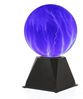 SATISFIRE LED Dekolicht Plasmakugel Plasmaball Retro Lichteffekt mit Blitzshow Automatik blau, blau Bild 5