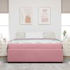 vidaXL Bettrahmen mit Matratze Rosa 180 x 200 cm Stoff 3398430 Bild 3