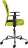 Jugenddrehstuhl Drehstuhl DONNY Mesh Lime-Green mit Armlehnen Bild 2