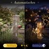 Salcar LED Solarleuchte LED Feuerwerk-Lichterkette Außen Solar Gartenleuchte Weihnachtsdeko 8 Modi 10 Feuerwerk-Lichterkette 150 LEDs Bild 4