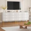 GarveeMore Kommode mit 4/ 5 / 6 Schubladen Sideboard Komodenschrank Schubladenschrank Bild 3