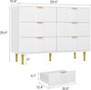 GarveeMore Kommode mit 4/ 5 / 6 Schubladen Sideboard Komodenschrank Schubladenschrank Bild 2